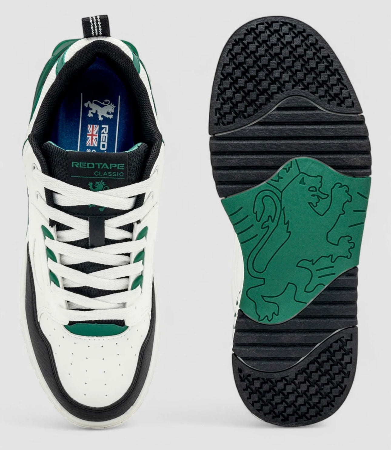 RedTape Casual Elegantly Rounded Front Soothing Insole Sneakers For Men (Green)